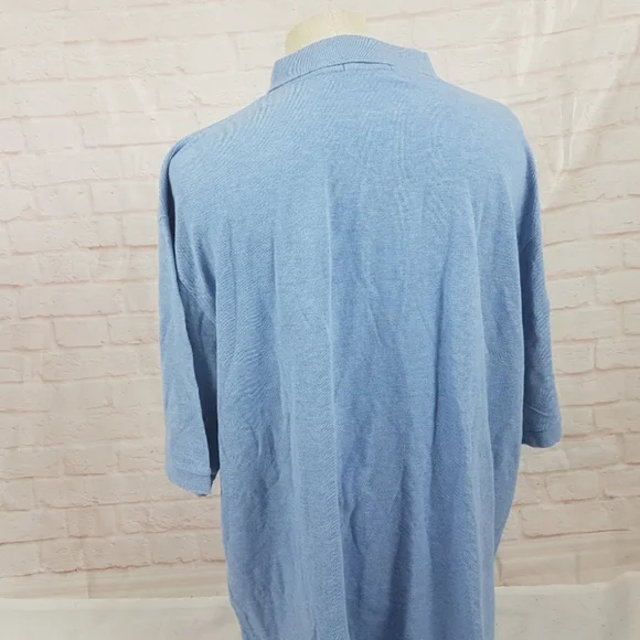 NWT Polo Ralph Lauren Mens Polo Shirt Mesh Jamaican Blue $118 Big&Talll 2LT 3LT - Picture 9 of 10
